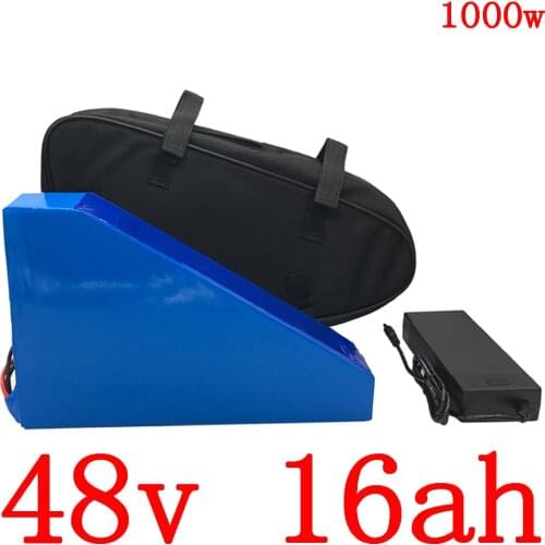Free customs tax 48V 15AH Lithium battery 48V 15AH electric bicycle battery 48V750W 1000W electric scooter battery with charger
