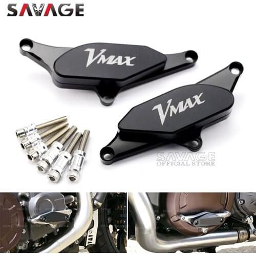 Engine Case Slider Crash Protector For YAMAHA V-MAX 1700 2009-2018 Motorcycle Accessories Guard Cover Left Right VMAX 2016