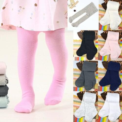 Hot Newborn Baby Girl Cotton Tight Pantyhose Warm Tights For Baby Stockings Reli 0-24M Kids Children Toddler Girl Tights Collant