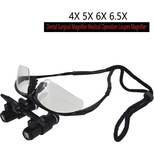 4X 5X 6X Dental Surgery Medical Frame Binocular Dental Loupes Surgery Surgical Magnifier Medical Operation Loupes Magnifier
