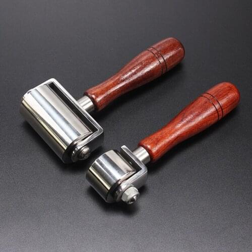 26mm 60mm leather roller rubber edge lamination roller craft smoother DIY manual use of leather crimping tool