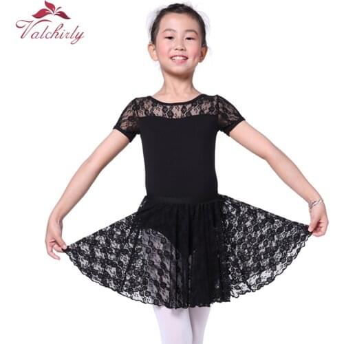 Very Beautiful Lace Ballet Leotards Girls Skirt Leotard Ballet Clothing Dancewear Children Gymnastics Leotards