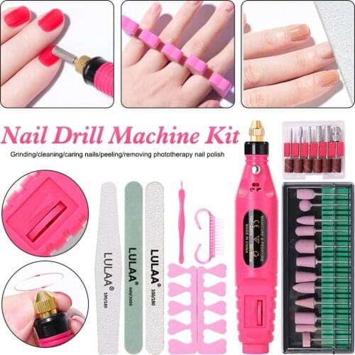 Portable Mini Electric Manicure Tool Set Exfoliating Nails USB Nail Removal Polishing Machine Nail Salon Accessories