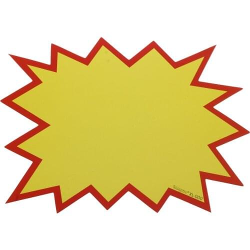 PPYY NEW -Supermarket Stores Sale Promotion Advertising Sign POP Price Tags 10 Pcs