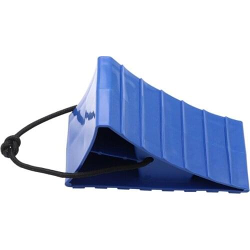 RV Wheel Chock with Rope Safety Car Tire Non Slip Base Trailer Anti-skid Stopper