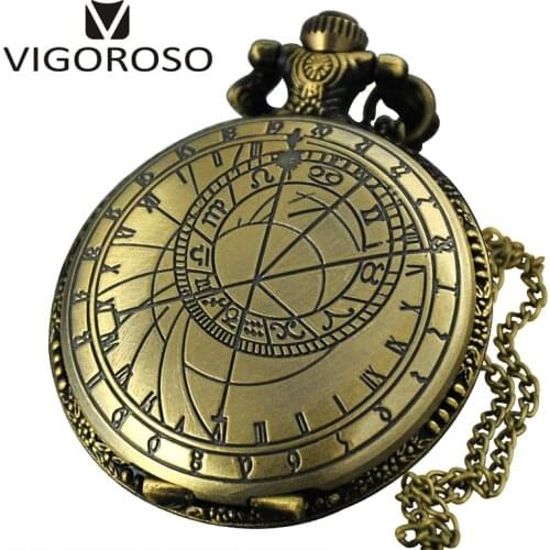 Retro Quartz Pocket Watch Necklace Chain Pendant Fob Watches Gifts Relogio De Bols Xmas Gift Pendant Chain For Men Women