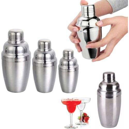 1PC Cocktail Shaker Home Bar Appliance Stainless Steel Shaker Cup Wine Drink Blender Shaker Bottle
