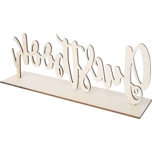 Cute Wooden Guestbook Sign Wedding Decor Freestanding Sign Decoration DIY Gift