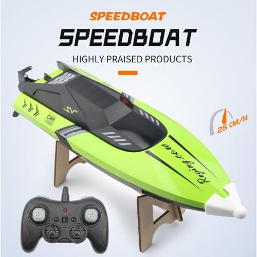 High-Speed Remote Controlled Speedboat Electrics RC Boat High Speed Radio Racing Ship Rechargeable Steerable Boats Adults RC Toy