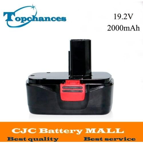 High Quality New 19.2V 2000mAh Black Ni-CD Replacement Power Tools Battery for Craftsman DieHard C3, 11375, 130279005