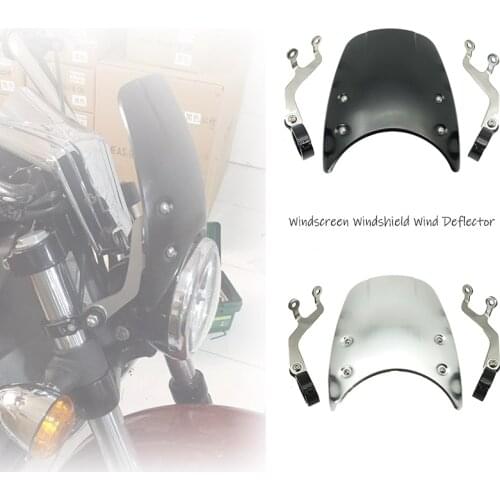 For Indian Scout Models 2015 2016 2017 2018 2019 Motorcycle Wind Deflector Windshield Windscreen 39mm-41mm