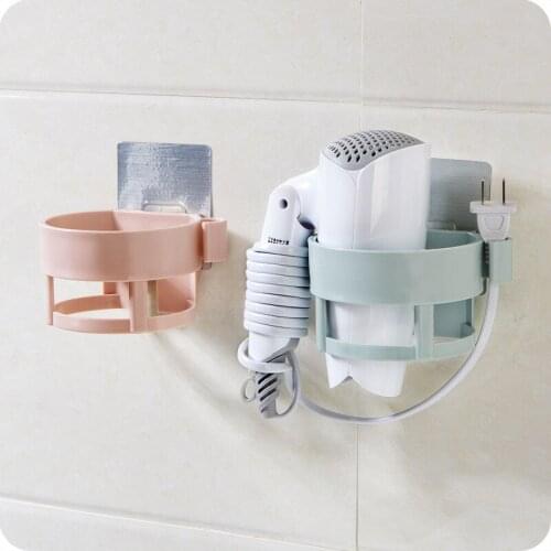 High-quality wall-mounted hair dryer rack pvc bathroom shelf hair dryer rack hair dryer finishing rack Dia bathroom shelves