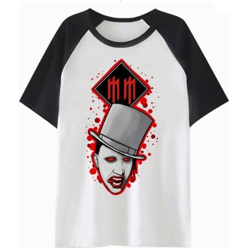 Marilyn Manson pop t shirt kawaii women cartoon tshirt female graphic tee t-shirt clothing femme harajuku tops K2636