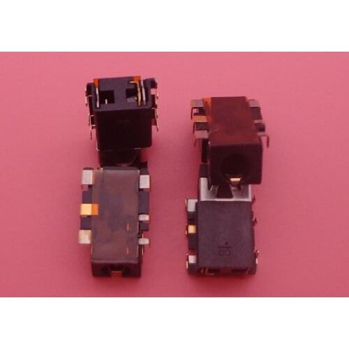 10PCS/LOT New 3.5mm Laptop Audio Port Socket Connector for Asus R557LI W519L FL5600L K401L Laptop headphone Port 6-pin