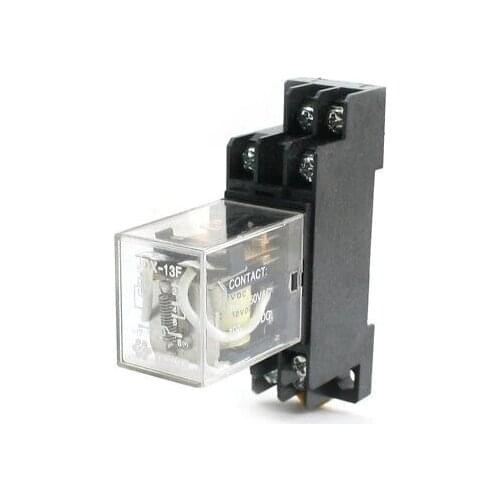 DC 12V Coils 2P2T 8Pin Motor Control Electromagnetic Power Relay w Socket