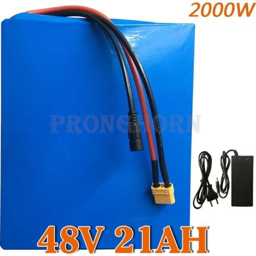 48V Battery 48V 20AH 18AH 16AH 15AH 13AH 12AH 10AH Electric Bicycle Lithium Battery 48V 500W 1000W 2000W Ebike Battery Pack