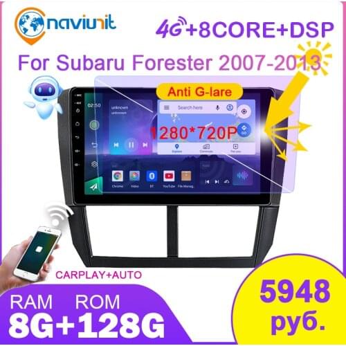 PX6 2 din Android 10 car radio For Subaru Forester Impreza 2007-2013 2din car stereo Navigation auto audio bluetooth multimedia