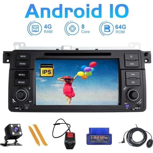 ZLTOOPAI GPS Navigation Auto Radio For BMW E46 M3 Rover 3 Android 10 Car Multimedia Player Bluetooth MP3 DVD Player + RVC/OBD2