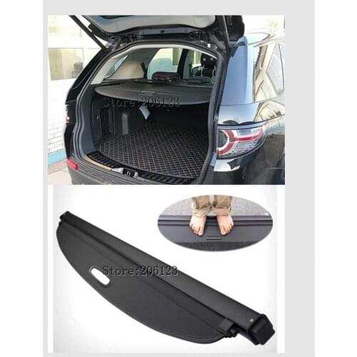 Beige / Black For Land Rover Discovery Sport 2015 2016 2017 7set 5set Rear Trunk Security Shield Cargo Cover auto accessories
