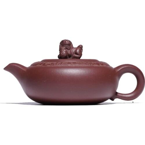 Boutique Household Purple Clay Teapot Handmade Yixing Original Ore Purple Clay Teapot Stone Bubbling Teapot Kung Fu Tea Set