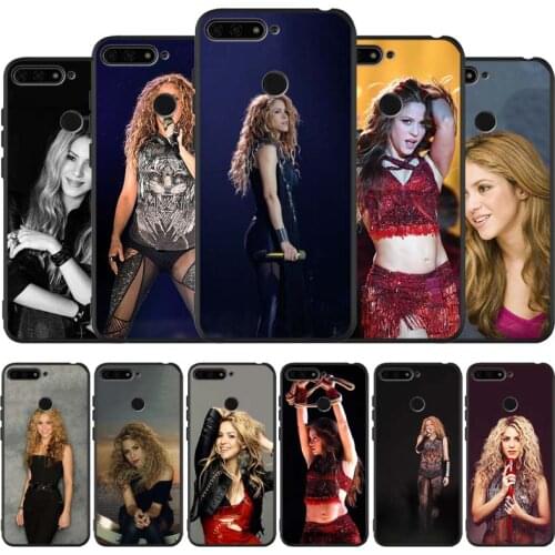 Shakira black Silicone Phone Case For honor 30 20 Pro 8 8X 9 10 20 Lite Mate 10 20 30 Lite Pro cover