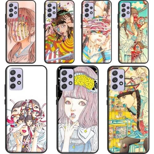 Shintaro kago Horror cartoons Fundas For Samsung A51 A71 A41 A31 A11 A21S A12 A32 A42 A52 A72 A02 A10 A20 S A50 A70 Case