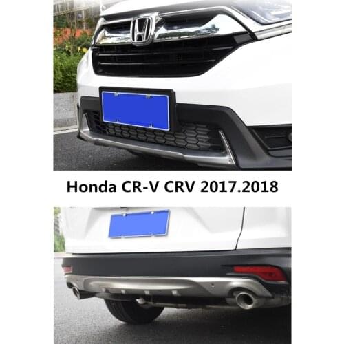 For Honda CR-V CRV 2017.2018 BUMPER GUARD BUMPER Plate High Quality Stainless Steel Front+Rear Auto Accessories
