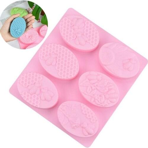 Bee Shape Handmade Soap Mold Kitchen Cake Mold Baking Tool Soap Making Tools