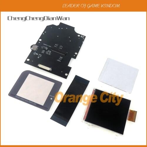 5Sets IPS V2 LCD Screen Kits Replacement for GameBoy GB Console Highlight IPS screen with highlight V2.0 LCD screen