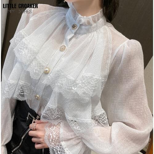 Little croaker Women's Transparent Shirts