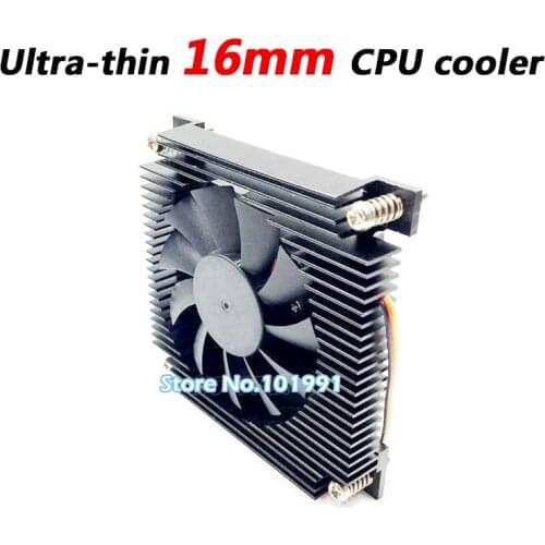 Mini ITX chassis ultra-thin all-in-one machine mute CPU fan 1150/1151 interface 16MM hollow blow radiator