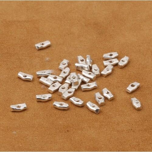 Jewellery And Crafts Wholesale S925 Sterling Silver DIY Thai Exotic AccessoriesThai Handmade Tassel Mini Ear Beads