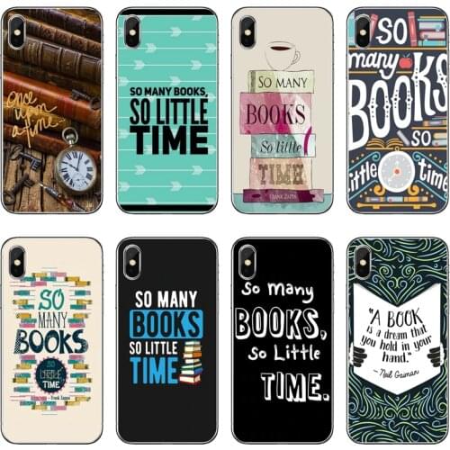 So Many Books So Little Time Soft Phone Case For Xiaomi Mi 9 9T CC9 CC9E 8 SE Pro A2 Lite 6X 5 4 A3 A1 Max Mix 2 3 Pocophone F1