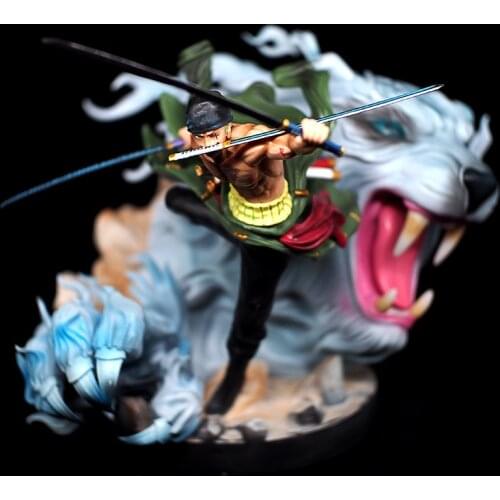 One Piece Roronoa Zoro Gokutora Hunting Ver. GK PVC Action Figure Statue Collectible Model Toys Doll 23cm