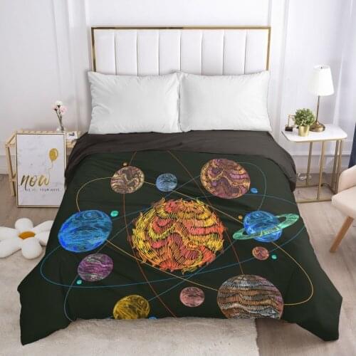 Astrology Witchcraft Duvet cover Quilt/Blanket/Comfortable Case Queen King Bedding 140x200 240x220 for Home Planet