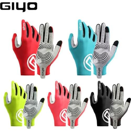 GIYO Mittens Road Bike Cycling equipment Touch Screen Full Fingers Gel Sports Cycling Gloves Anti-slip Long Finger MTB Gloves