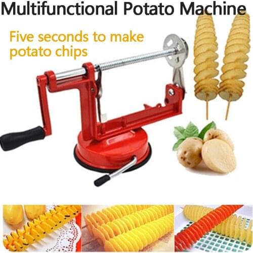 Twister Tornado Potato Spira Slicer Vegetables Fruit Cucumber Manual Potato Tower Spiral String Cutter Chips Kitchen Accessories