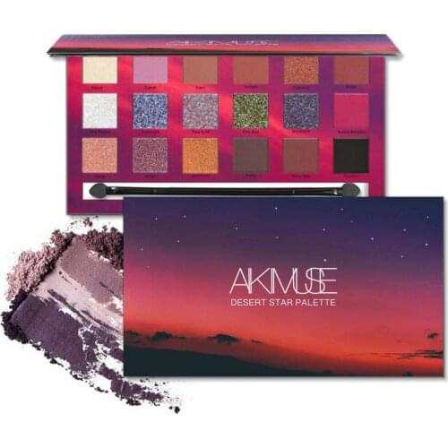 Compact Desert Star Eyeshadow 18 SE Sequin Eyeshadow Pen Shimmer Matte Pearlescent Beauty