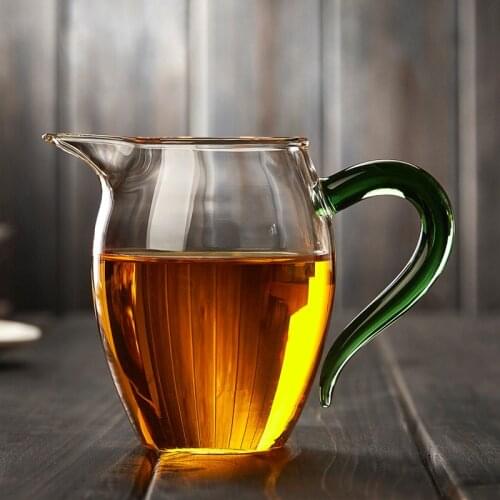 High Temperature Resistant Glass Fair Cup Tea Separator Chinese Tea Set Handmade Tea Sea Male Cup Hand Grasping Tea Accessories