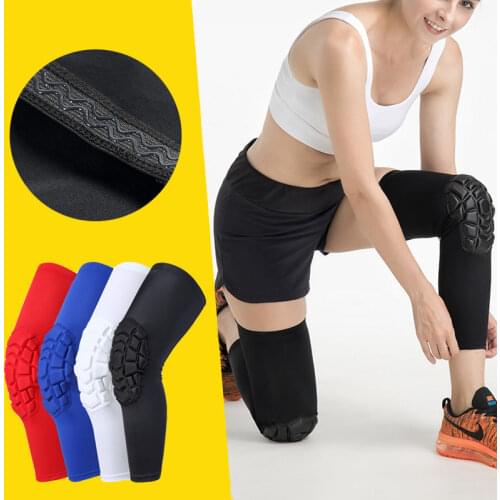 Queshark Professional S-XXL Size Upgrade Basketball Knee Pads Adults Kids Foam Anti-collision Protector knee Supports Kneepads