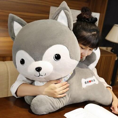 New 1PC 25CM/40/60cm Cute Shiba Inu Dog Plush Toy Stuffed Cartoon Doll Soft Nap Pillow Kids Children Lovers Kawaii Birthday Gift