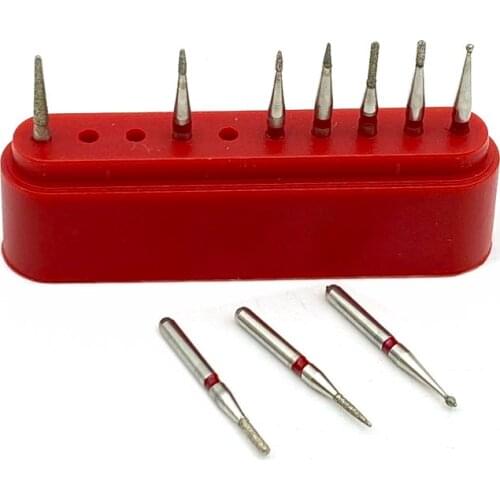 10pcs/Set Dental FG Diamond Burs Kit for Childrens Teeth Preparation 1.6mm Dental Kiddies Burs