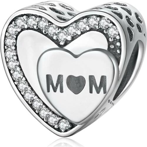 100% Real 925 Sterling Silver Love For Mother Fit Original 3mm Bracelet&Bangle For Women Birthday Fashion Jewelry Gift