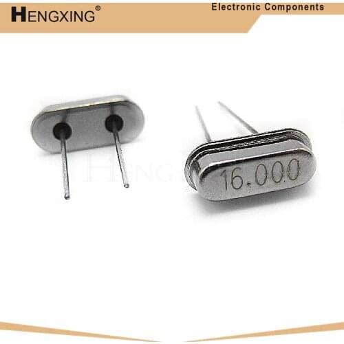 20piece hc-49s 16MHz Oscillator quartz resonator HC49S 49S 16M 16.000mhz DIP-2 crystal In Stock