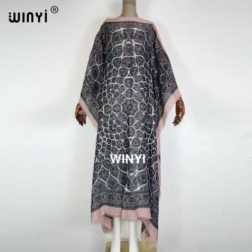 2021 Middle East America Africa Clothing cotton holiday Sexy Casual Tiger Head Printed Dress autumn Maxi Bohemia Elegant Dress