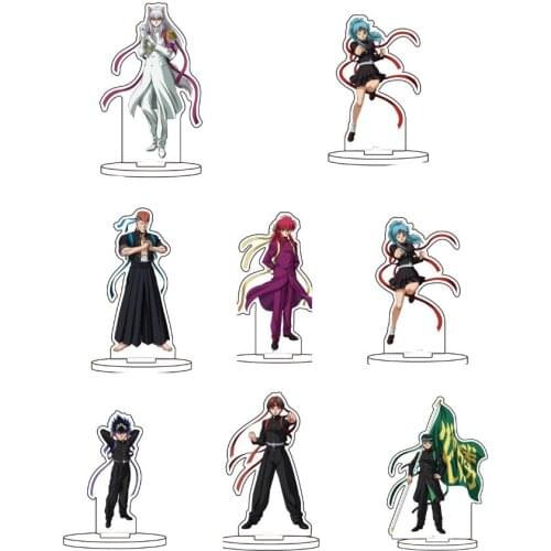 Anime YuYu Hakusho Urameshi Yuusuke Kuwabara Kazuma Acrylic Stand Figure Model Plate Display Desk Decorate Cosplay Suit Series