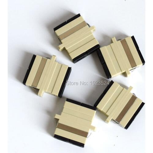 Free Shipping 20pcs/lot SC-SC Duplex Multimode Fiber Optic Adapter SC MM Flange Coupler Adaptor Fiber Coupler