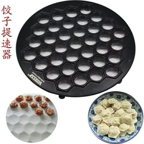 Free shipping 37pcs dumpling mold maker mini kitchen manual pack dumpling machine momo jiaozi mould making machine