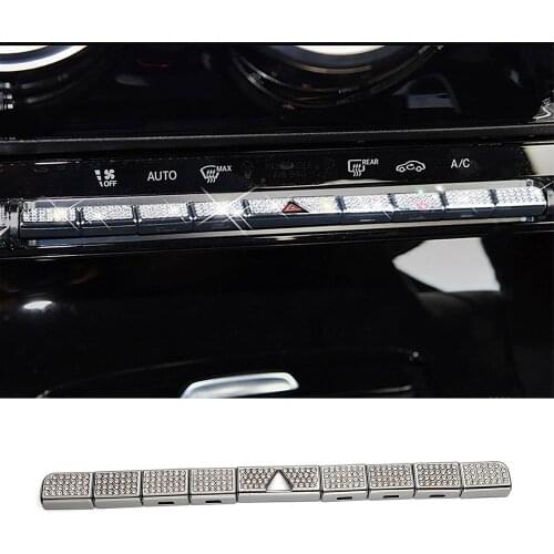 For Mercedes Benz CLA Class CLA180 CLA200 CLA220 2020 2021 Interior Part Air Conditioner Switch Adjust Button Crystal Sticker