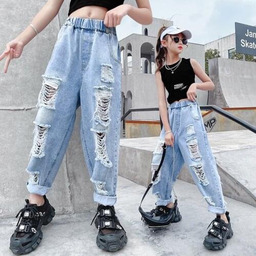 JJGRY Ripped Jeans For Girls